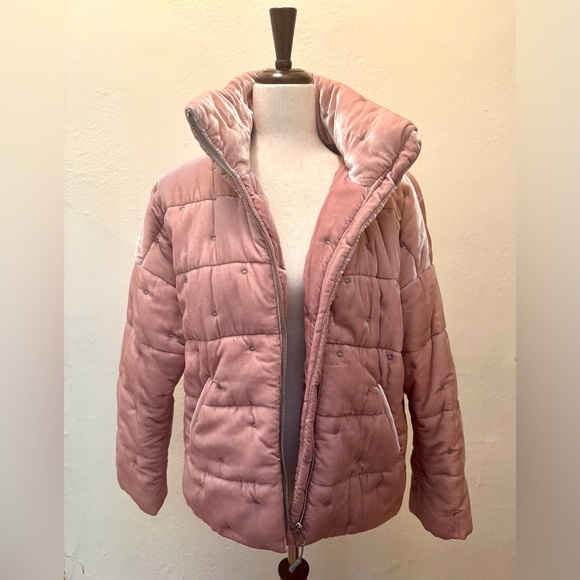 Johnny Was Quilted Warm Bohemian Dusty Pink Jacket, silk blend, Size XS – NWOT - Picture 8 of 16